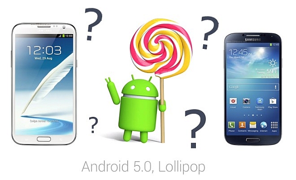 Samsung confirma actualizaciones de Lollipop para el Galaxy S4 y Note 2