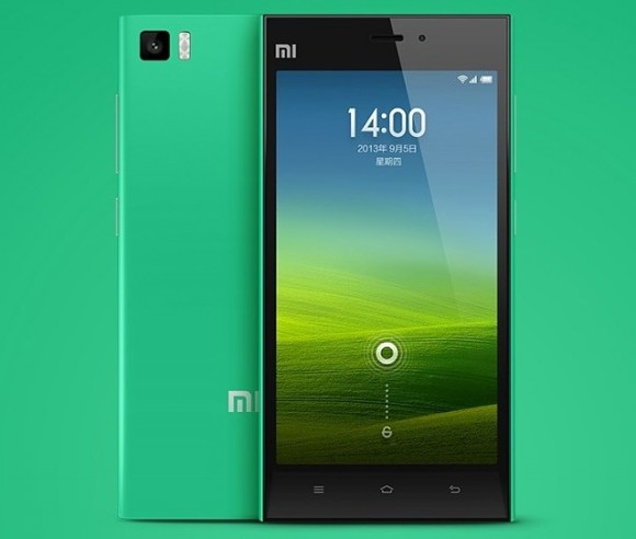 Xiaomi Mi 3 gana una versin verde, unidades de 16GB slo