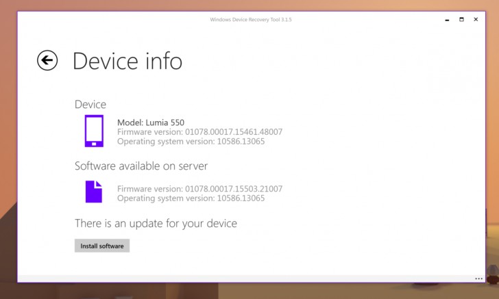Microsoft lanza nueva actualizacin de firmware para Lumia 550
