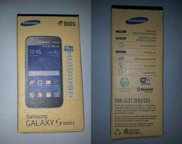 Samsung Galaxy S Duos 3 aparece en la India