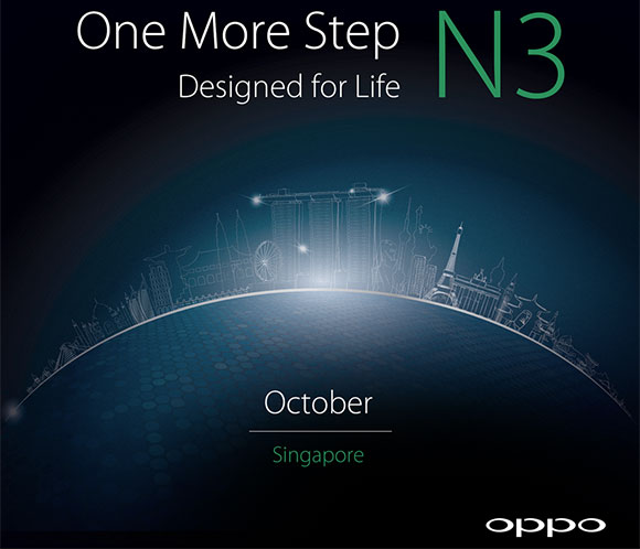 Un anuncio de Oppo N3 confirma su nombre, debut el pr�ximo mes