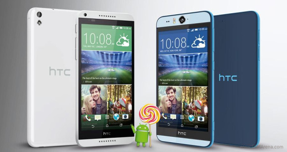 HTC anuncia el lanzamiento del Lollipop para Desire Eye y Desire 816