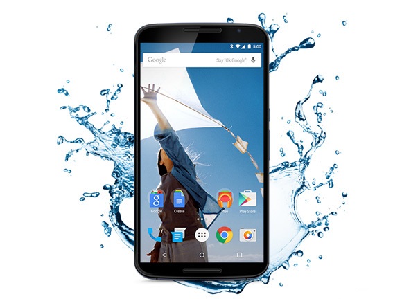 El Nexus 6 es resistente como el Moto X (2014) al agua El Nexus 6 es resistente como el Moto X (2014) al agua