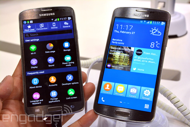 Samsung present el primer telfono inteligente con Tizen OS