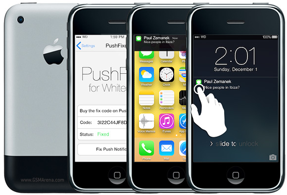 iOS 7 llega a los iPhones realmente viejos