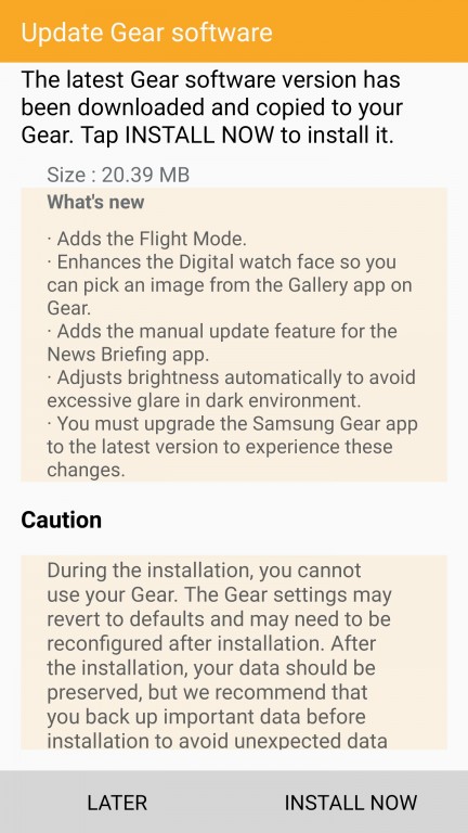 Nueva actualizacin para el Samsung Gear S2 ya est disponible para su descarga