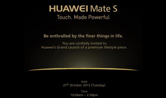 Confirmado lanzamiento del Huawei Mate S en Malasia para la pr�xima semana