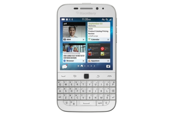 BlackBerry Classic blanco lanzado