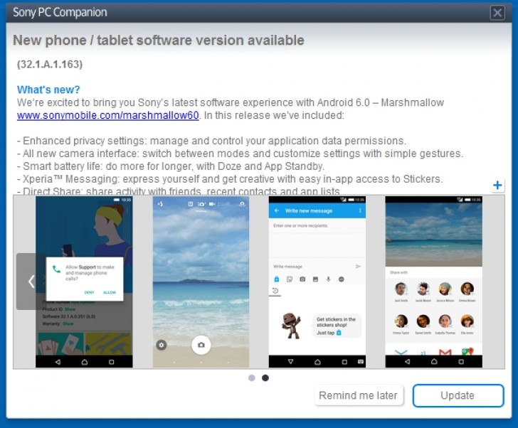 Android Marshmallow para el Sony Xperia Z5 est lanzando a nivel mundial