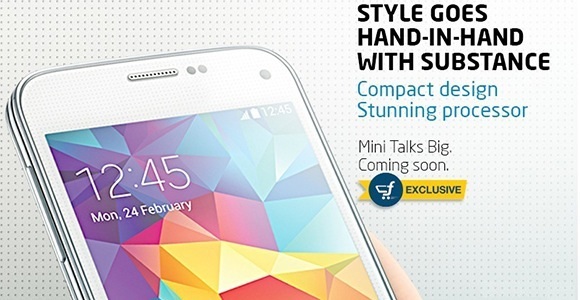 Samsung Galaxy S5 Mini exclusivo en Flipkart en la India