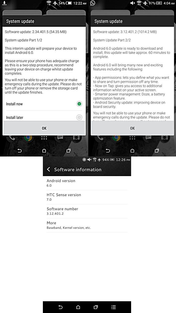 HTC Desire 816 Dual SIM inicia la recepcin de la actualizacin Marshmallow