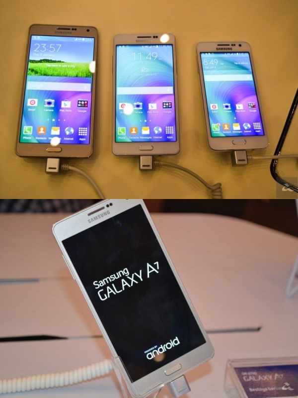 Samsung muestra su telfono ms delgado - el Galaxy A7