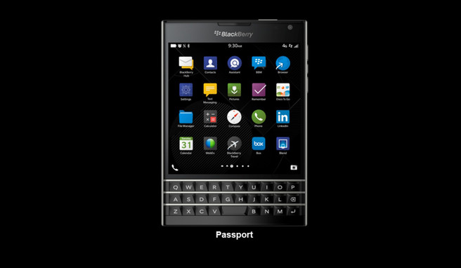 Blackberry Passport en septiembre