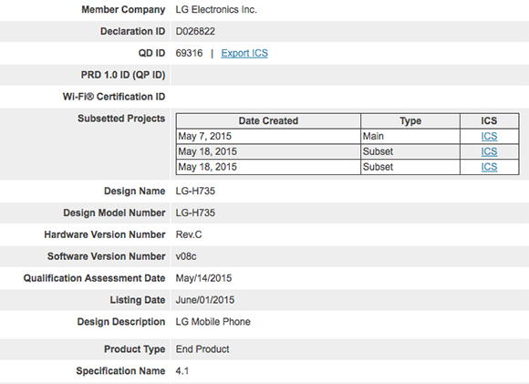 Misterioso telfono inteligente LG consigue una Certificacin Bluetooth