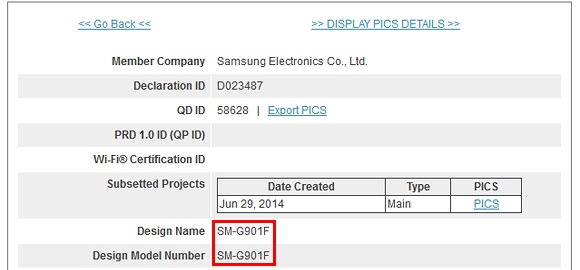 Samsung Galaxy F cuenta con la certificacin Bluetooth