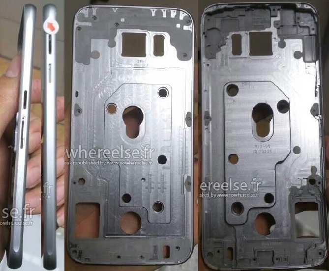 Estructura de metal de Samsung Galaxy S6 revelada en fotos