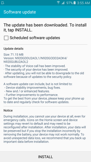 Samsung Galaxy Note5 comienza a recibir la actualizacin de seguridad de diciembre en la India
