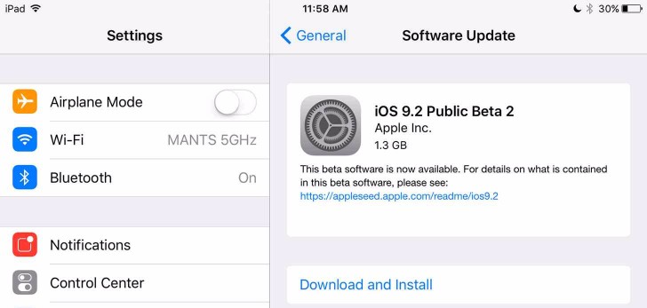 Apple lanza la segunda beta pblica de iOS 9.2