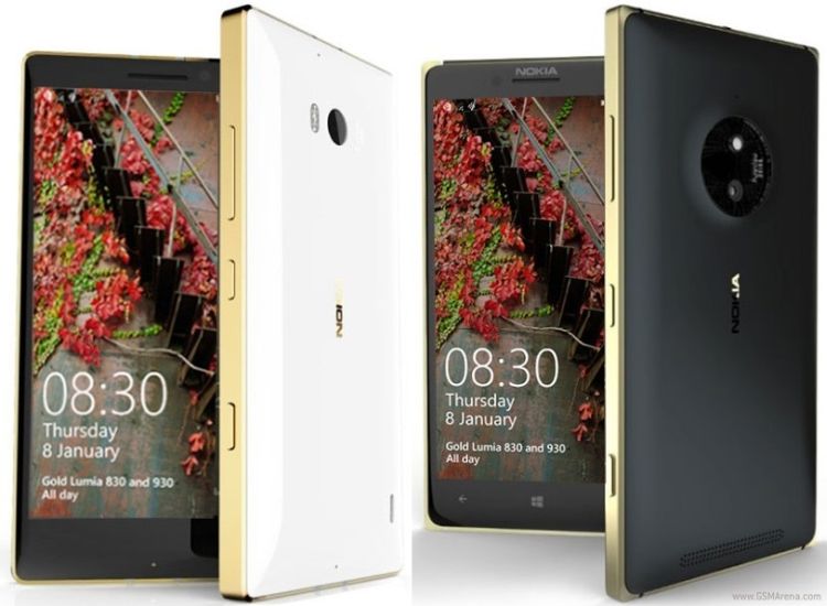 Lumia 930 y 830 de color oro anunciados oficialmente
