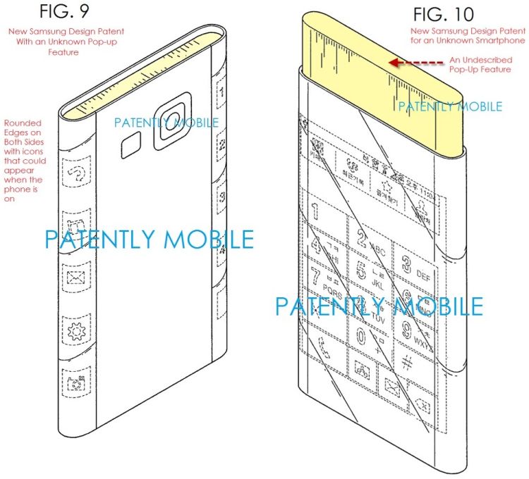 Samsung patenta nuevo diseño de pantalla de doble filo