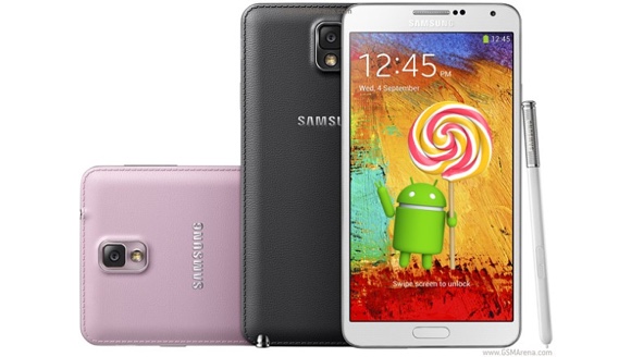 Samsung Galaxy Note 3 de AT&T recibe Android 5.0 Lollipop