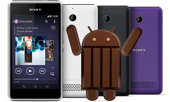 Sony despliegue KitKat para Xperia E1 y E1 dual