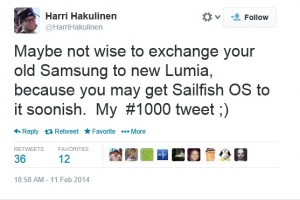 Sailfish OS llegar a los antiguos telfonos de Samsung