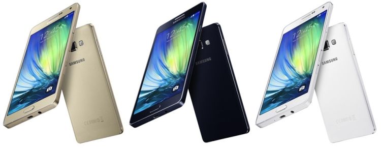 Samsung Galaxy A7 va oficial con 6.3mm monocasco de metal