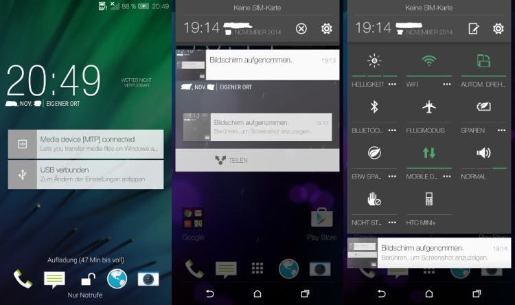 Lollipop con Sense 6 para el HTC One (M8) en las fotos
