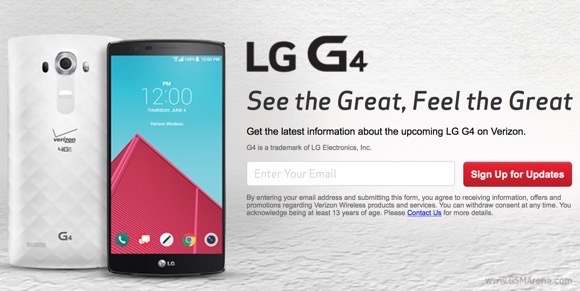 LG podr�a lanzar el G4 en Verizon Wireless el 4 de junio