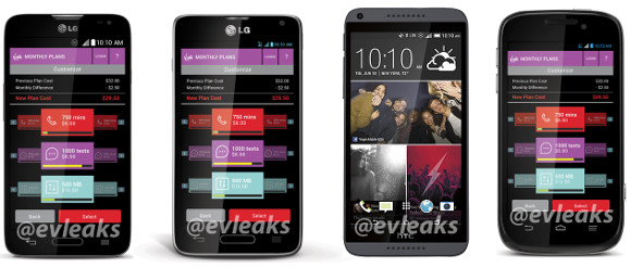 Cuatro nuevos tel�fonos se filtre en su camino a Virgin Mobile