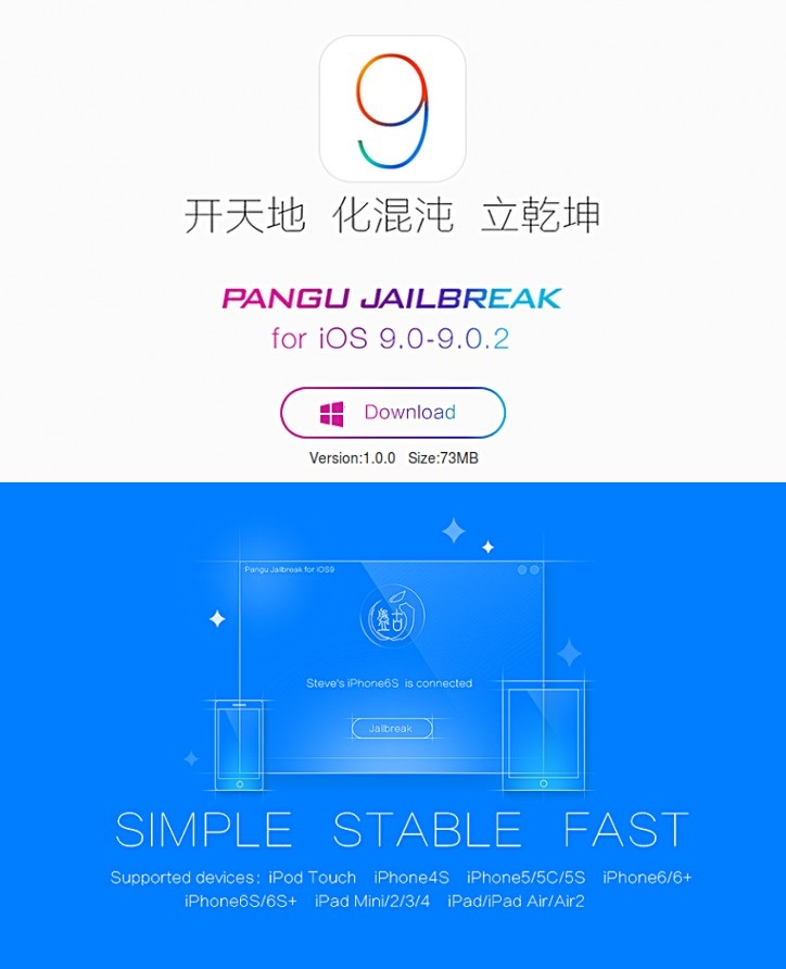 Jailbreak para iOS 9 ya está disponible