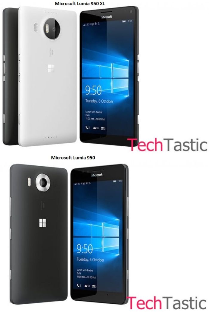 Aqu hay otro aspecto del Microsoft Lumia 950 y Lumia 950 XL