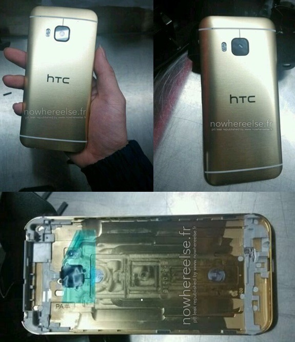 HTC One (M9) vestido en oro