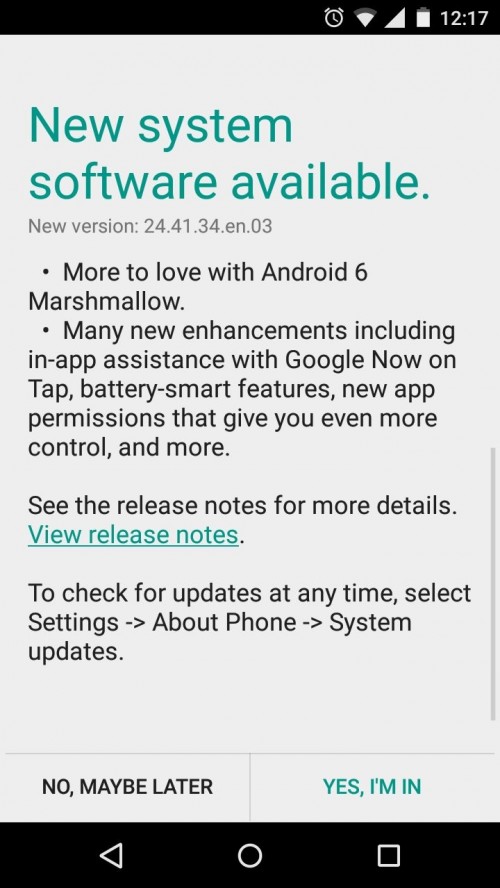 Motorola comienza a rodar la actualizacin de Marshmallow para el Moto G (2ª generacin) 