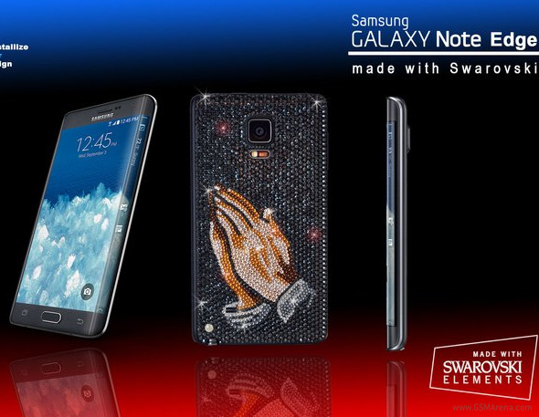 Galaxy Note Edge con cristales de Swarovski hace que sus ojos sangran