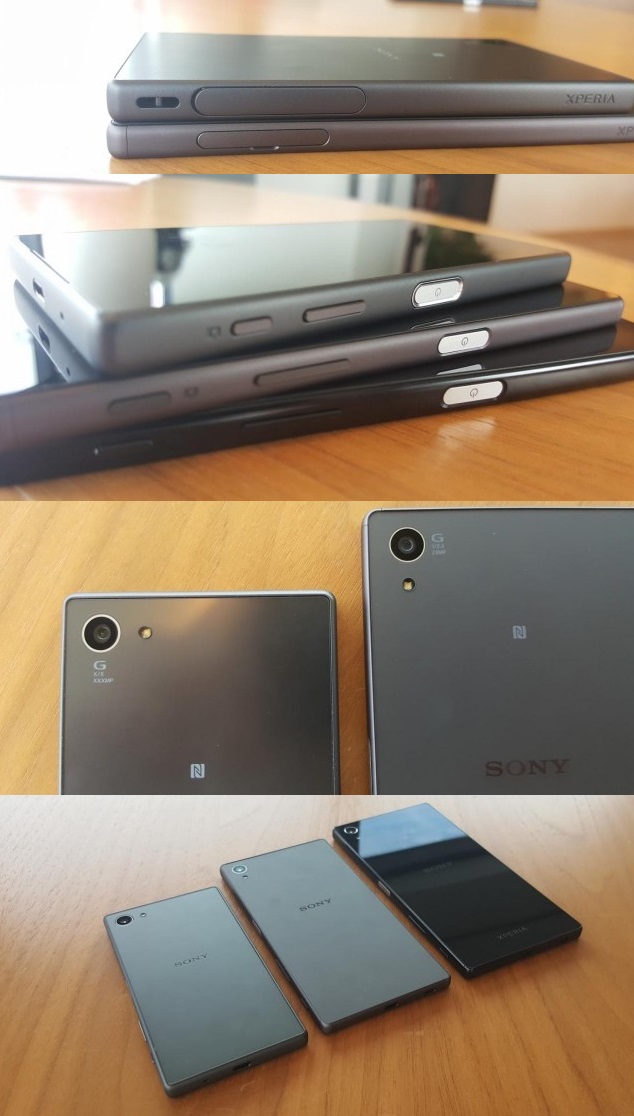 Nueva fuga revela los tres modelos Xperia Z5 en fotos frescas