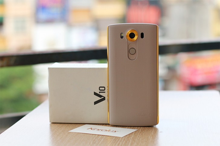 Recientemente anunciado LG V10 consigue el tratamiento del oro 24K