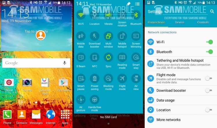 Lollipop actualizacin para Samsung Galaxy Note 3 demostrada