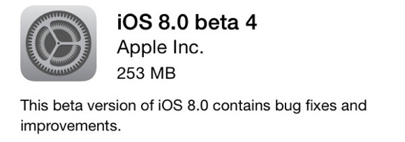 iOS 8 beta 4 ya est� disponible para los desarrolladores