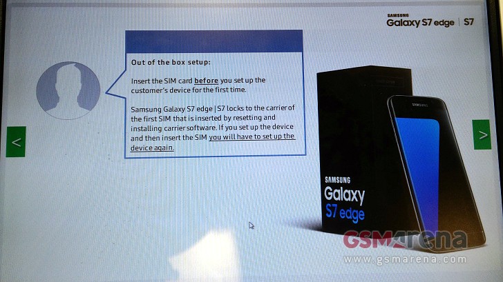 Galaxy S7 y S7 edge obtendr bloqueo de red a la primera tarjeta SIM insertada