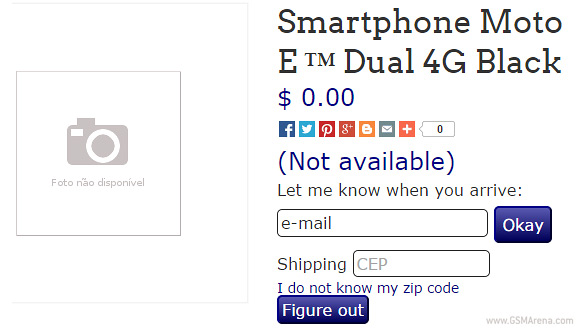 Dual-SIM Motorola Moto E con 4G LTE descubierto en Brasil