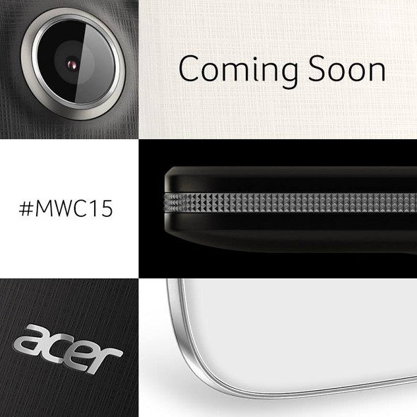 Acer se burla de los nuevos telfonos y un dispositivo wearable para el MWC 2015