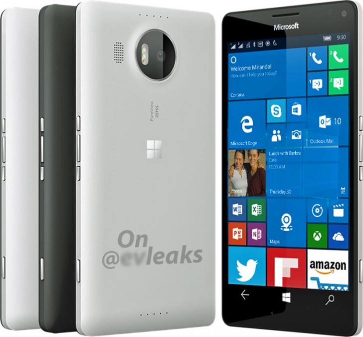 Filtrada foto del Microsoft Lumia 950 XL muestra la insignia en blanco