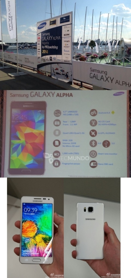 Samsung Galaxy Alpha va a yachting en Rusia