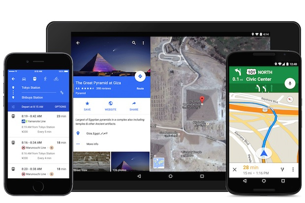 Google Maps recibe Material Design y nuevas funcionalidades