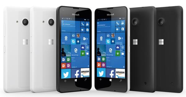 Oficial anuncio con aspecto de Lumia 550