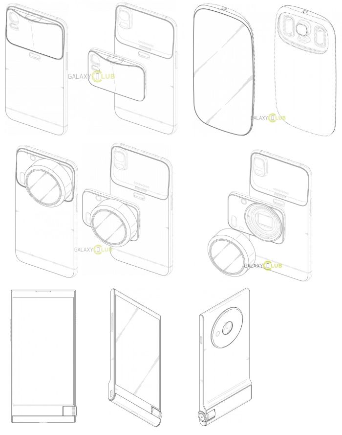 Samsung patenta telfono con mdulo de cmara intercambiables