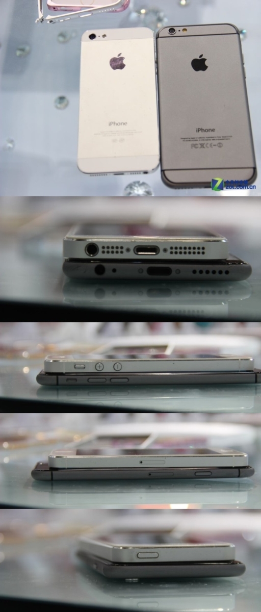 Apple iPhone 6 en comparacin con el iPhone 5