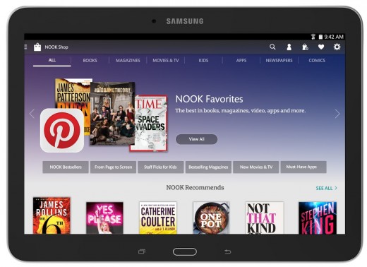 Samsung y B&N desvelan Galaxy Tab 4 Nook 10.1